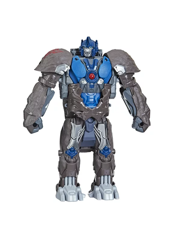 Transformers: Rise of the Beasts Optimus Primal Kids Toy Action Figure for Boys and Girls Ages 6 7 8 9 10 11 12 and Up (9”)