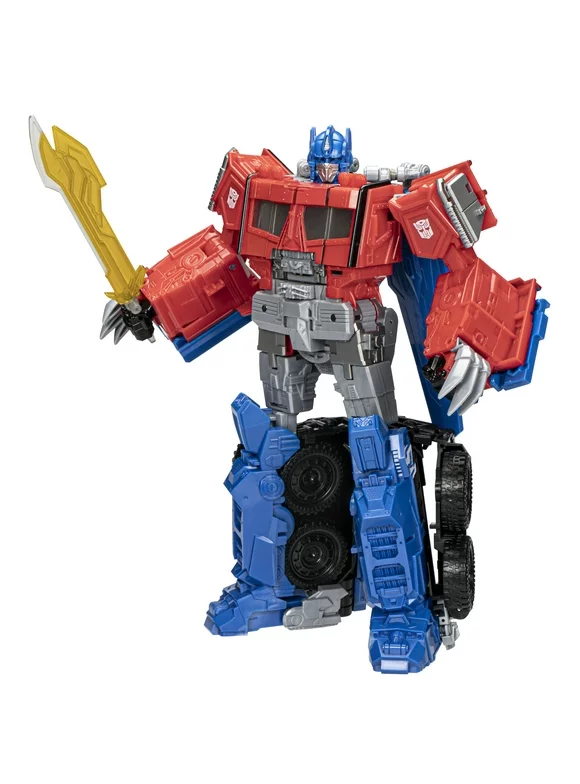 Transformers: Rise of the Beasts Optimus Prime Kids Toy Action Figure for Boys and Girls Ages 6 7 8 9 10 11 12 and Up (10”)