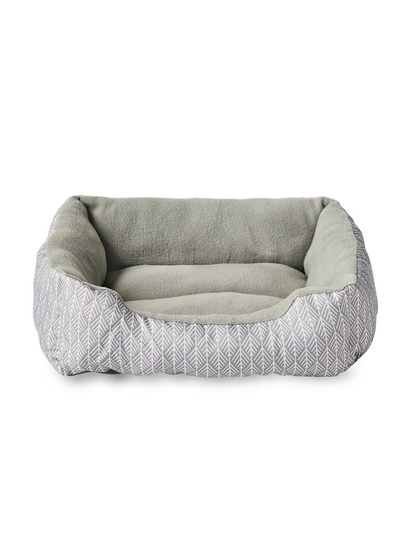 Vibrant Life Small Cuddler Dog Bed, 15x19, Gray
