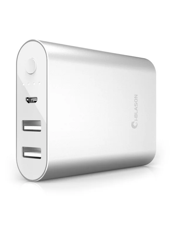 iPad Air 2 Battery, i_Blason? Aero 7800 mAh Dual Port Ultra Compact External Battery Portable USB Charger Power Bank _ Intelli_C