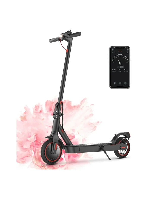 iScooter Electric Scooter for Adults, 350W Motor, 8.5 In Tires, Up to 12-21 Miles Long-Range Battery, Max Load 220 Lbs, UL Certified Portable Adult E-Scooter for Commuter